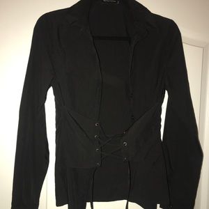Pretty little thing blouse with corset